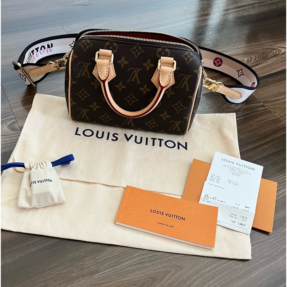Louis Vuitton speedy Bandoulière 20 includes strap M46234 $2200 mint condition